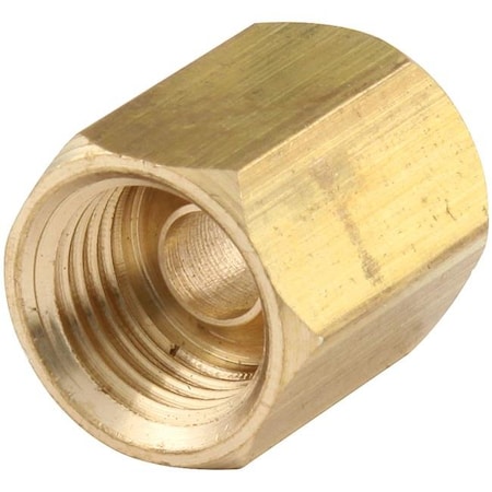 Allstar Performance Allstar Performance ALL50131 0.25 in. Union Inverted Flare Nut for 0.43 in.-24 Line; Natural ALL50131